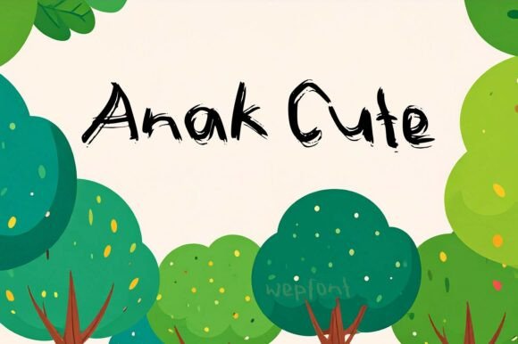 Anak Cute: A Playful Font for Digital Branding