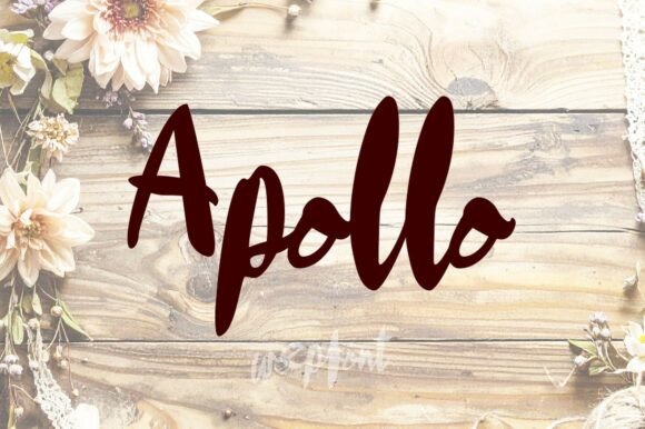 Apollo: A Script Font for Editorial Elegance