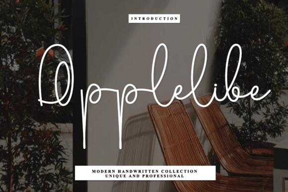 Applelibe: A Timeless Handwritten Font for Crafters and Designers