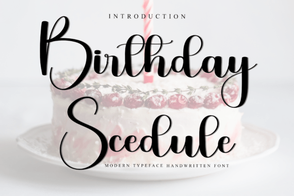 Birthday Scedule
