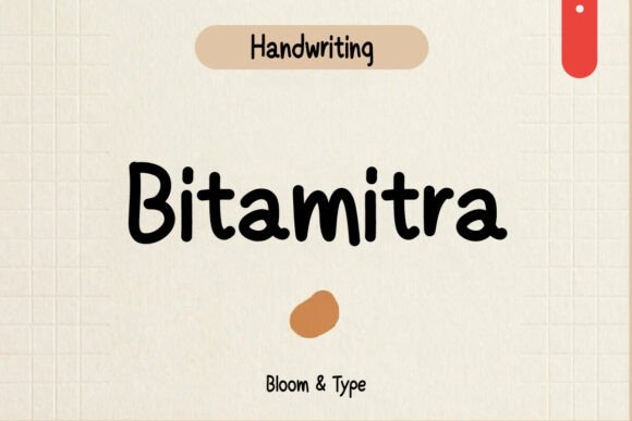 Bitamitra: A Playful Script Font for Campaign Creativity