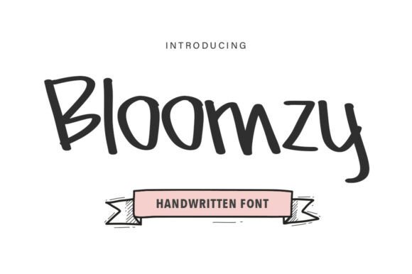 Bloomzy: A Handwritten Font for Editorial Grace