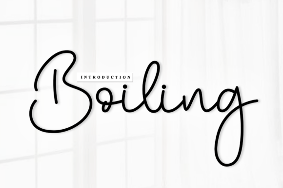 Boiling: A Font That Elevates Branding