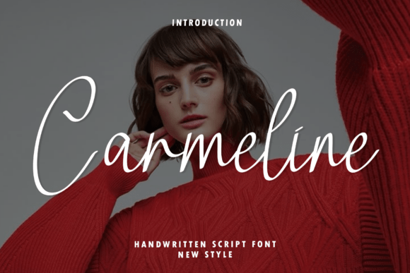 Carmeline: A Script Font for Elegant Craft Projects