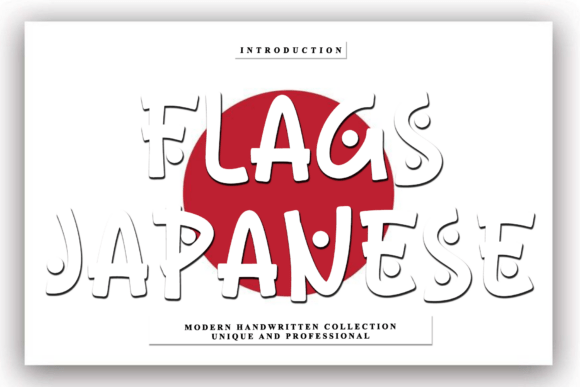 Flags Japanese: A Timeless Handwritten Font for Creative Makers