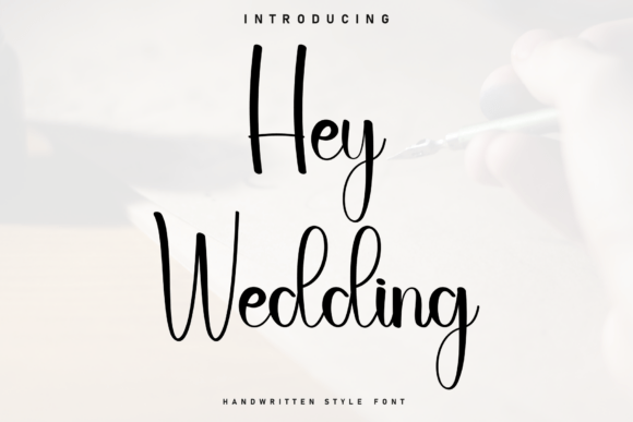 Hey Wedding: A Script Font for Web Design and Branding
