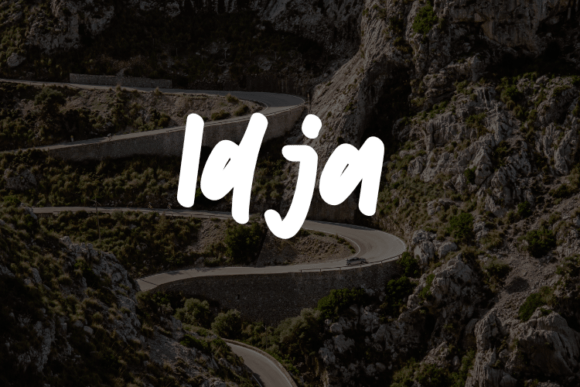 Idja: A Versatile Script Font for Modern Web Design