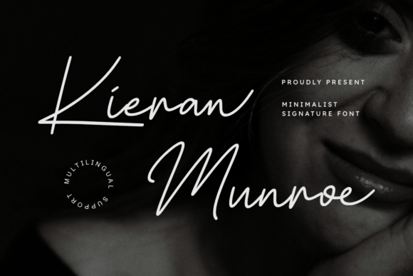 Kieran Munroe: A Minimalist Script Font for Modern Web Design
