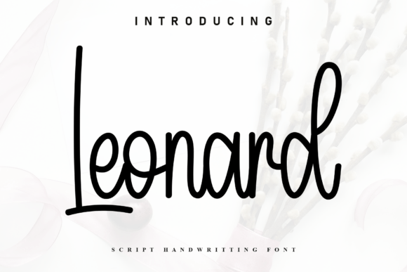 Leonard: A Handwritten Font for Editorial Elegance