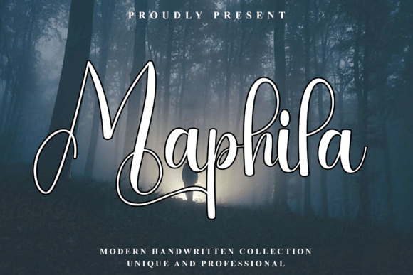 Maphila: A Script Font That Adds Rhythm to Branding