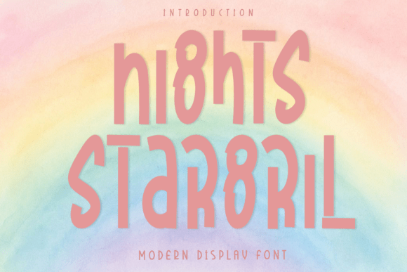 Nights Stargril: A Font for Digital Elegance