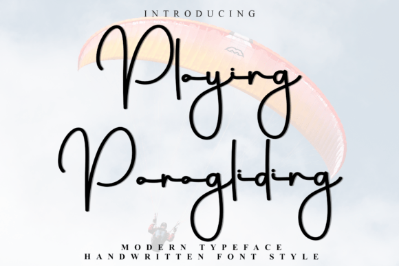 Playing Paragliding: A Script Font for Powerful Digital Branding
