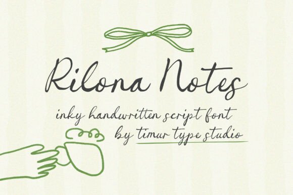 Rilona Notes: A Script Font with Soul