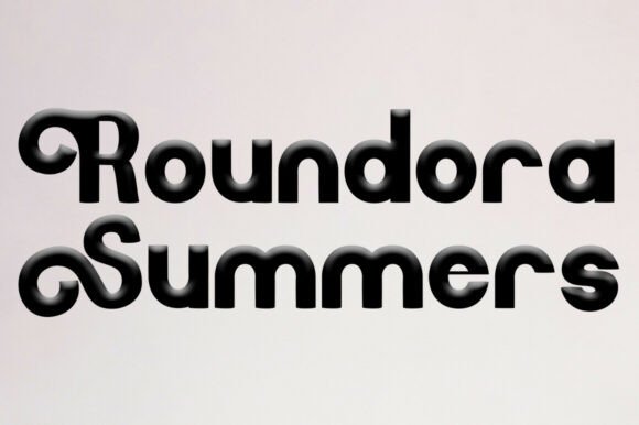 Roundora Summers: A Modern Script Font for Digital Design