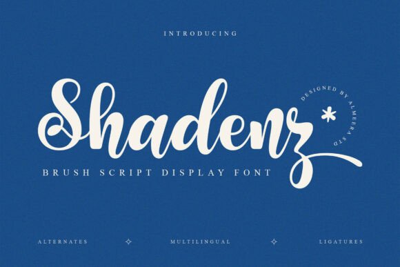 Shadenz: A Font That Breathes Life Into Branding