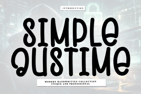 Simple Justime: A Script Font for Editorial Excellence