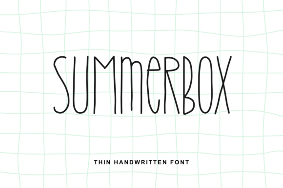 Summerbox: A Font That Breathes Life into Your Handmade Creations
