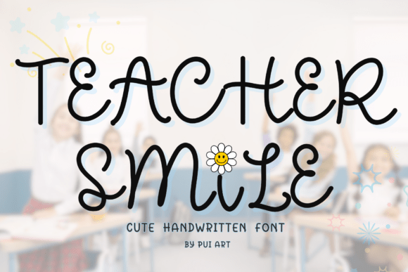 Teacher Smile: A Script Font for Digital Branding and Web Design