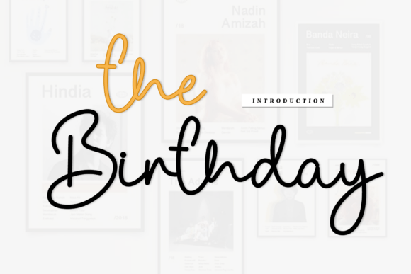 The Birthday Font: A Timeless Script for Branding and Design