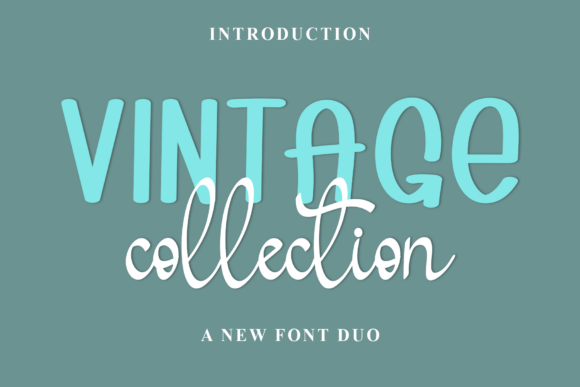 Vintage Collection: A Font That Speaks to the Soul of Your Craft