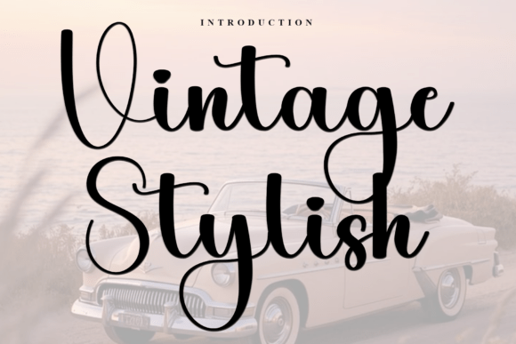 Vintage Stylish: A Timeless Script Font for Modern Web Design