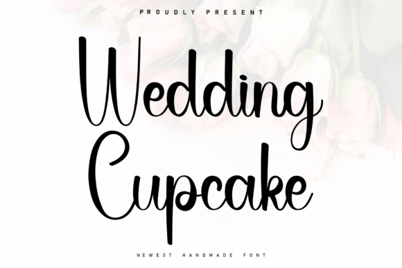 Wedding Cupcake: A Handwritten Font for Digital Design