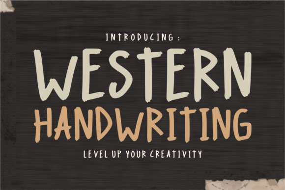 Western Handwriting: A Font That Speaks the Language of Adventure